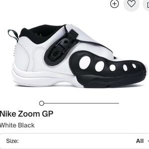 Mens Nike Zoom GP
White Black
Size 8